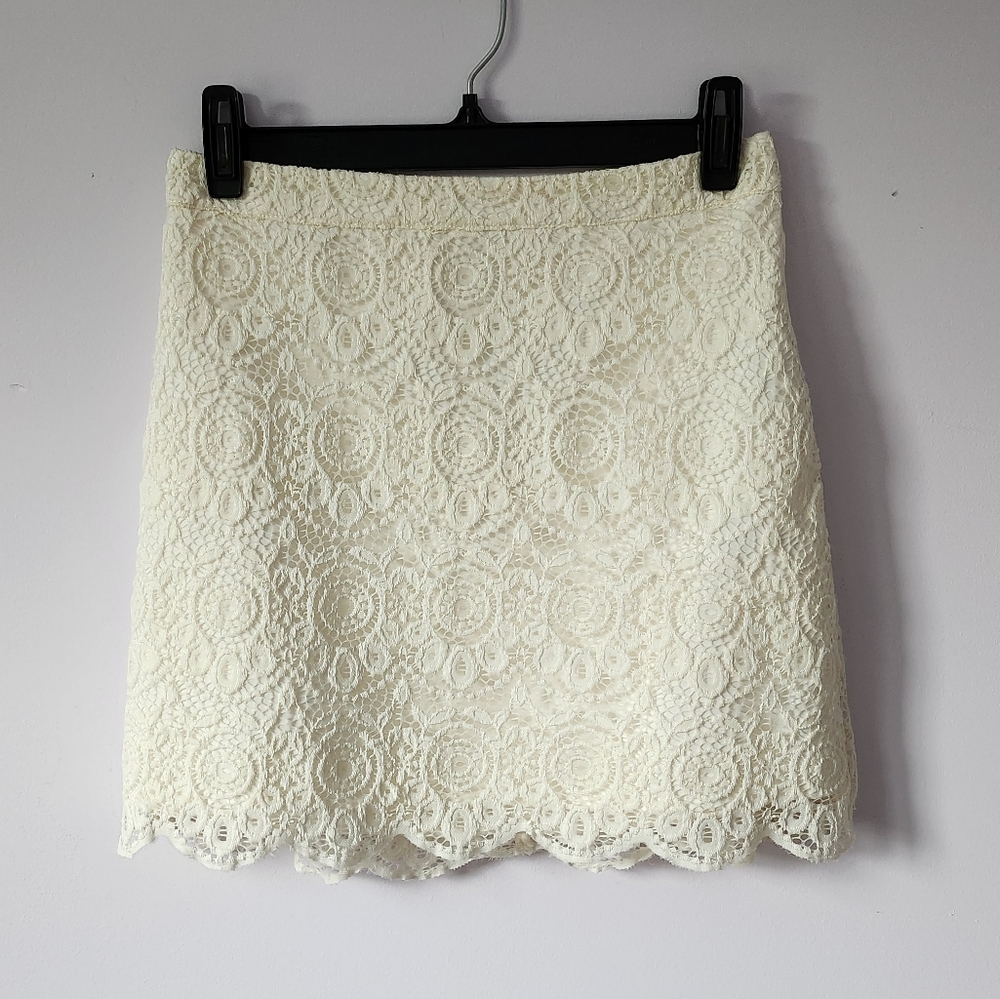 Hollister Lace Mini Skirt